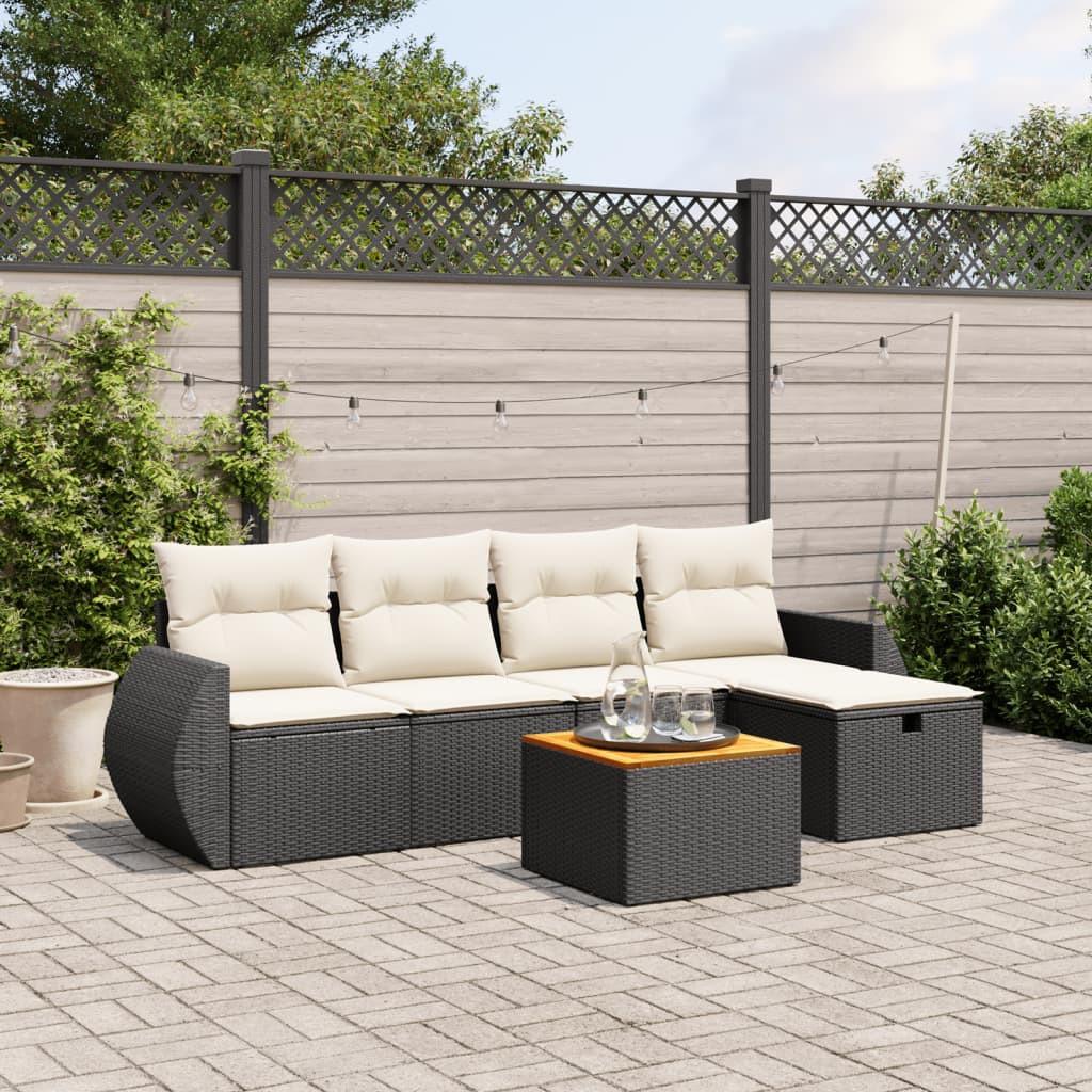 VidaXL Garten sofagarnitur poly-rattan
