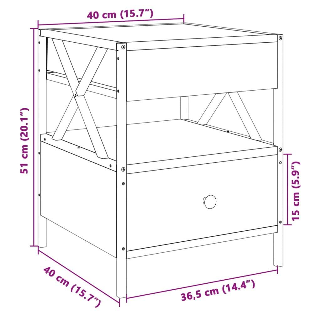 VidaXL Couchtisch holzwerkstoff
