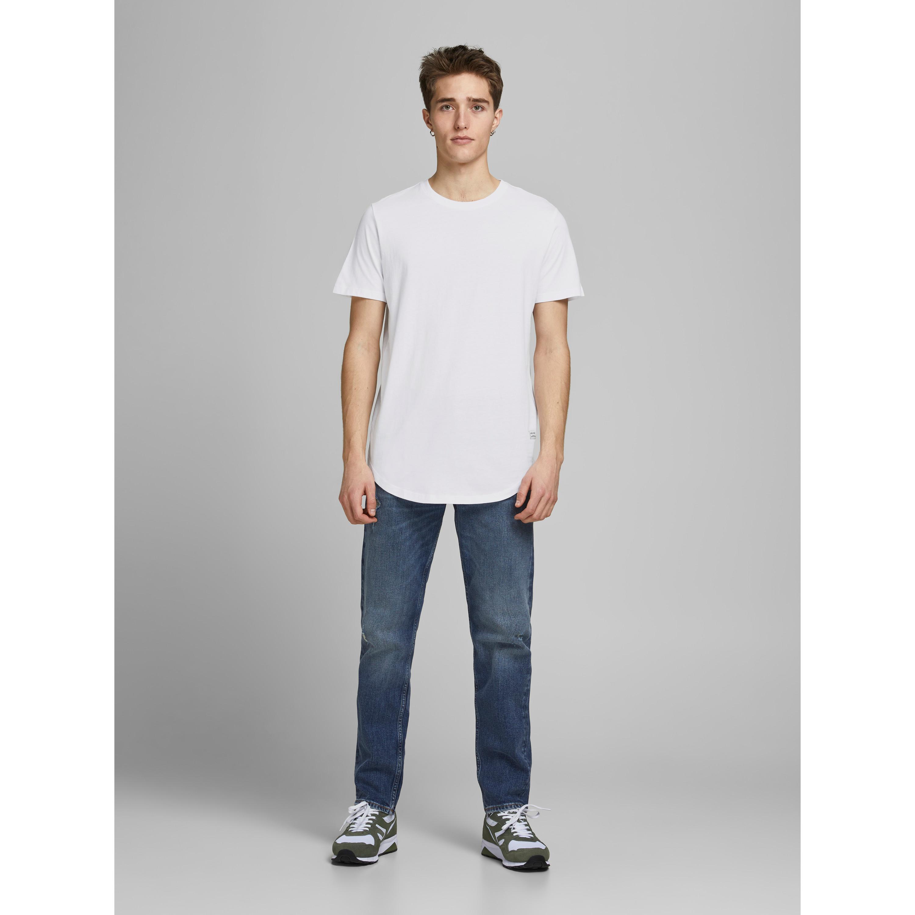 JACK & JONES JJENOATee Bio-Baumwolle Regular Fit T-Shirt