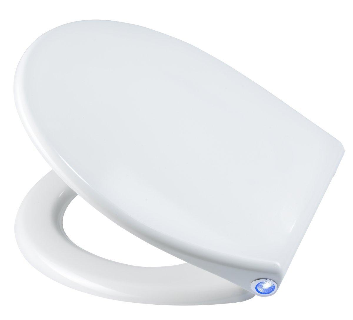diaqua WC-Sitz Perth LED Slow Down weiss