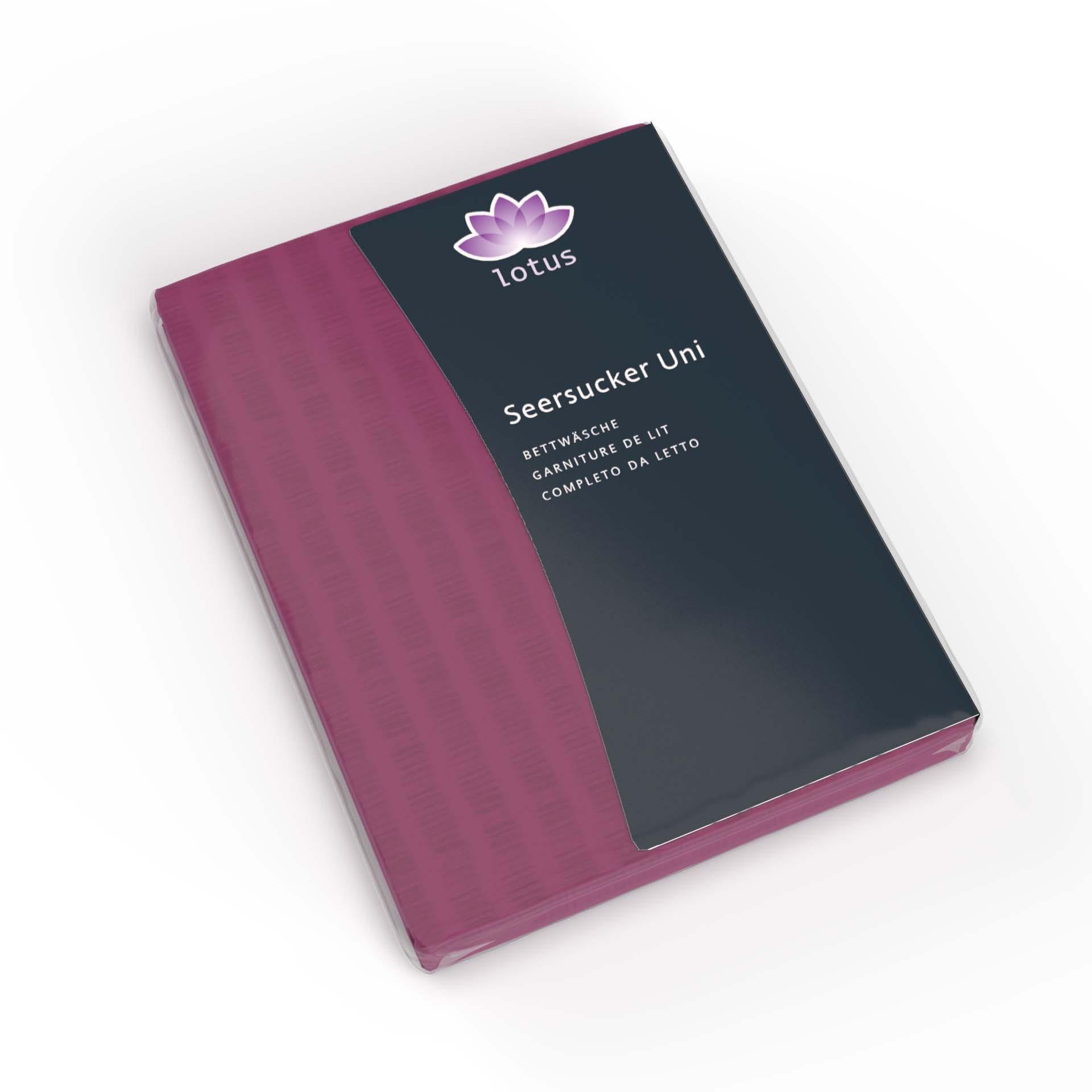 Lotus Bettwaren Lotus Bettwäsche Satin Seersucker uni