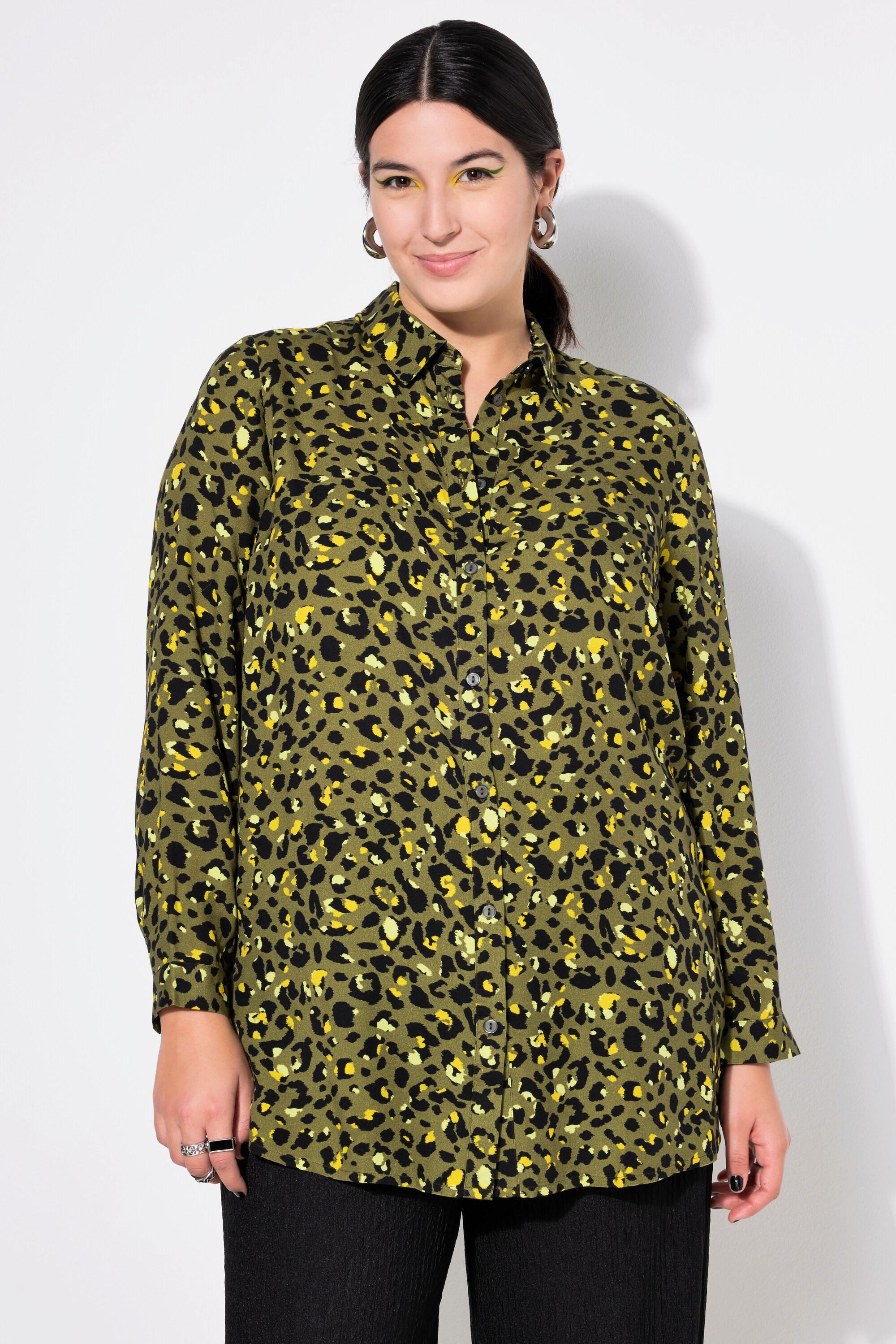 Studio Untold Hemdbluse, Boxy Shape moosgrün