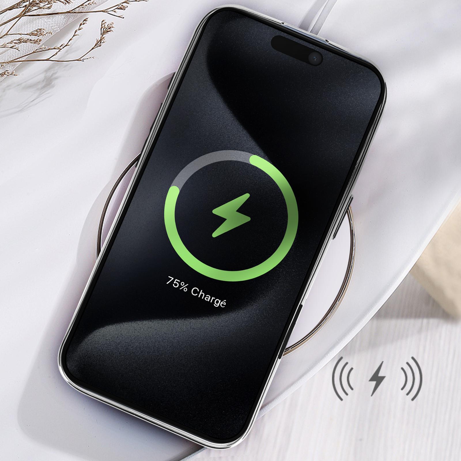 Avizar Glam Hülle iPhone 16 Pro Silber