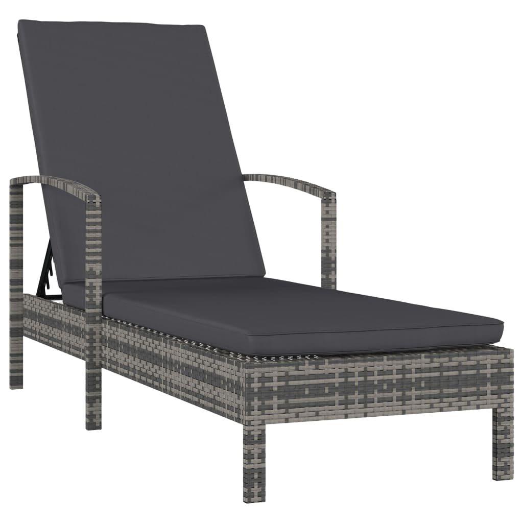 VidaXL Sonnenliege poly-rattan