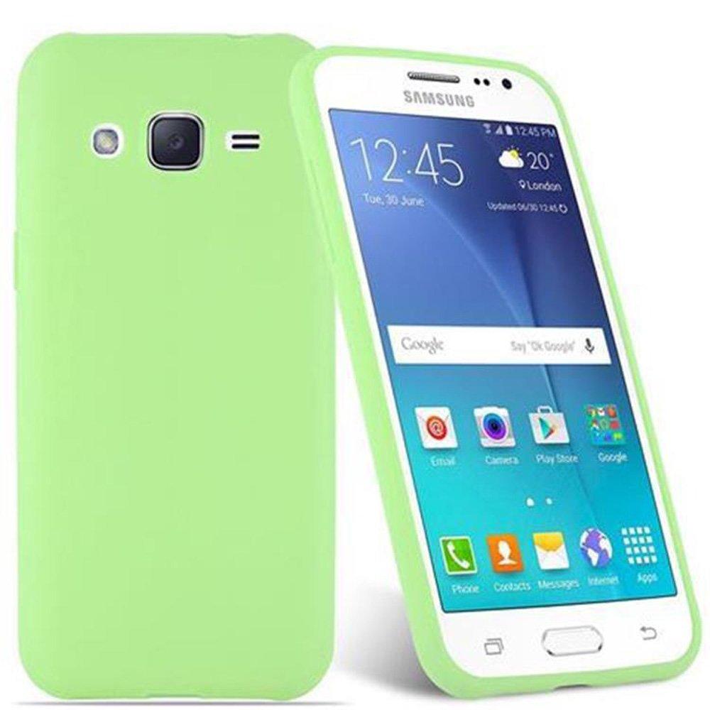 Cadorabo Hülle für Samsung Galaxy J2 2015 TPU Silikon Candy