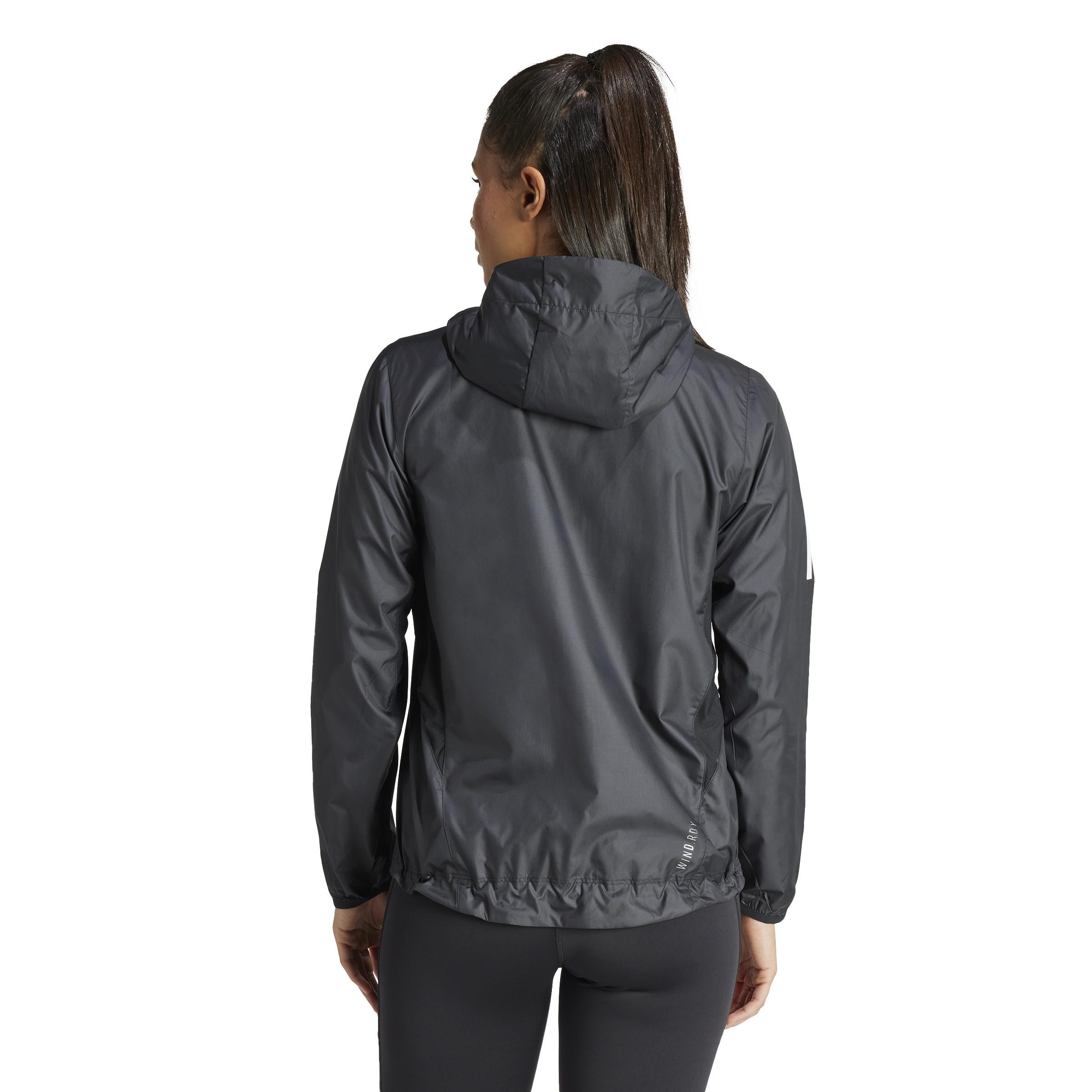 adidas regenjacke mit kapuze für damen own the run