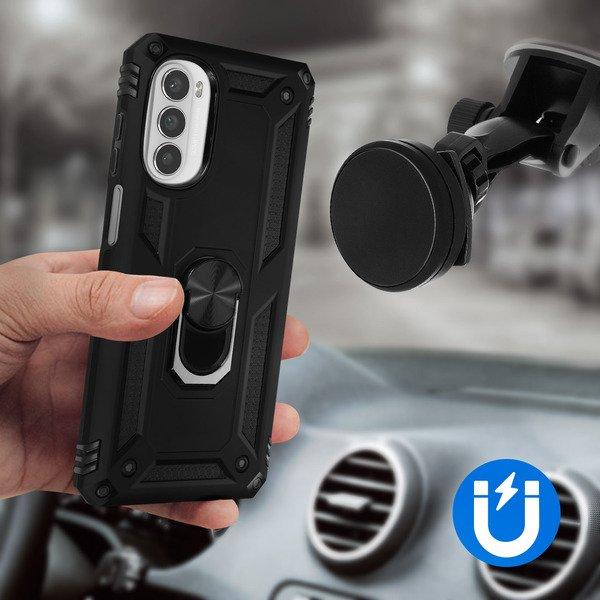 Avizar Hülle Motorola Moto G52 / G82 Schwarz