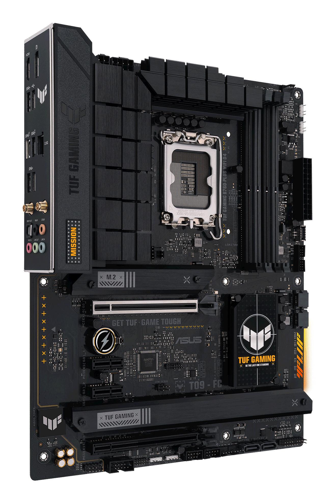 ASUS TUF GAMING B760-PLUS WIFI D4 Intel B760 LGA 1700 ATX