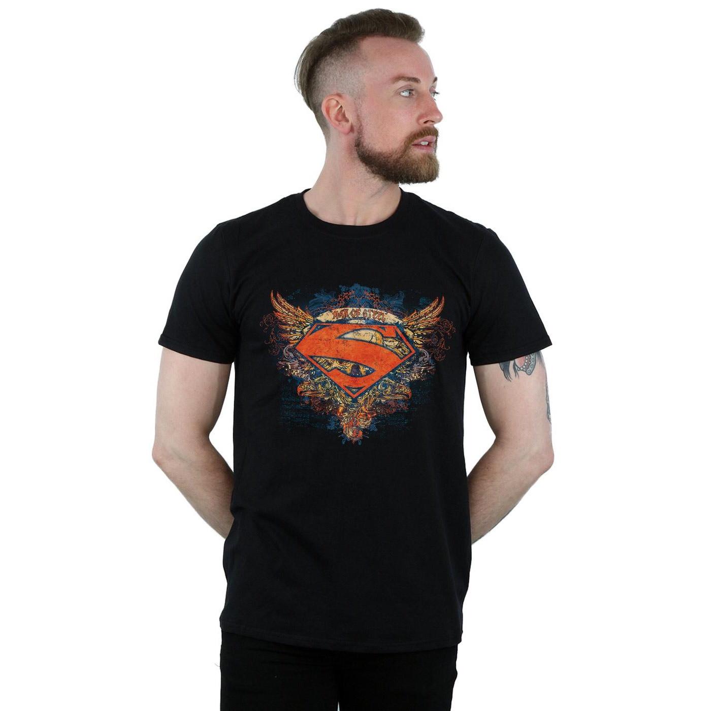 DC COMICS Superman Distressed Logo T-Shirt