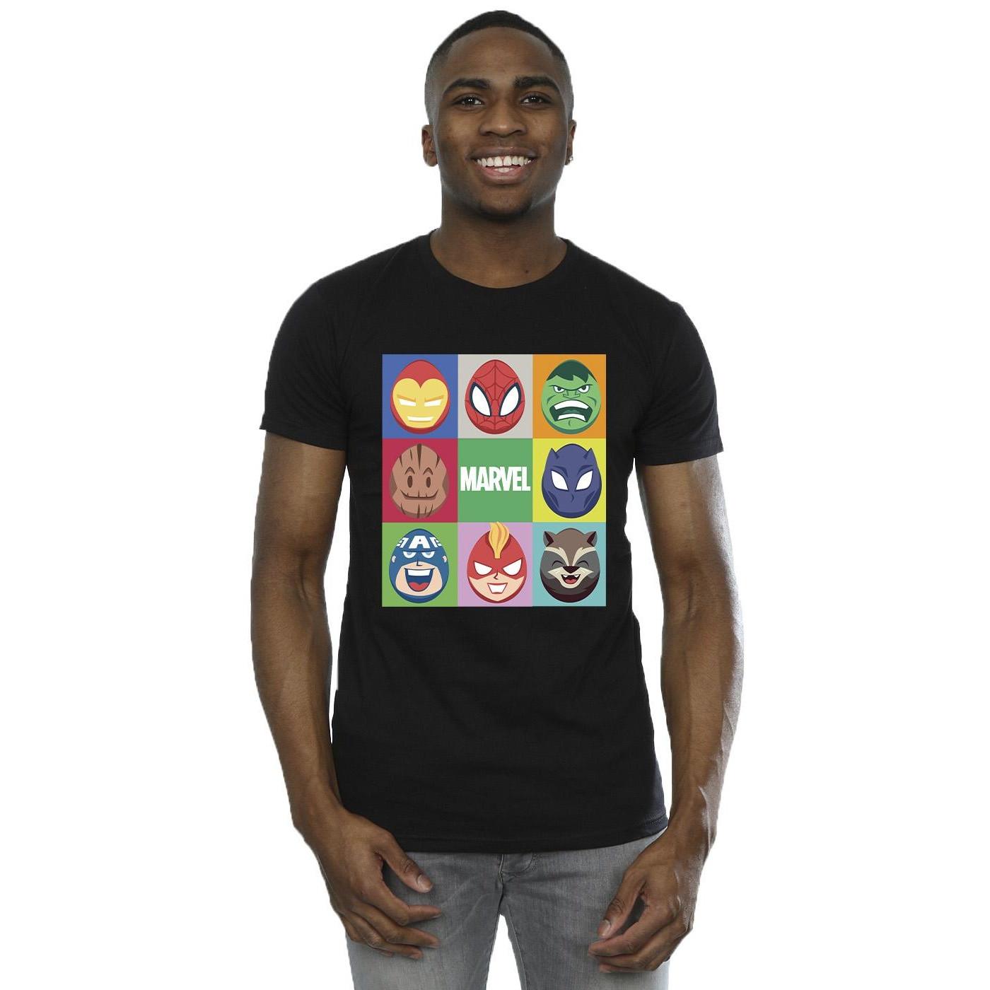 MARVEL Avengers Character Faces T-Shirt