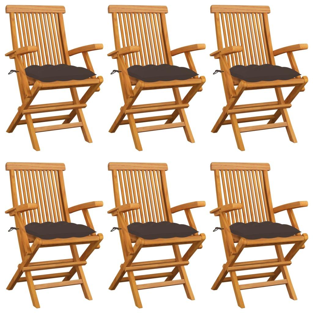 VidaXL Gartenstuhl teak