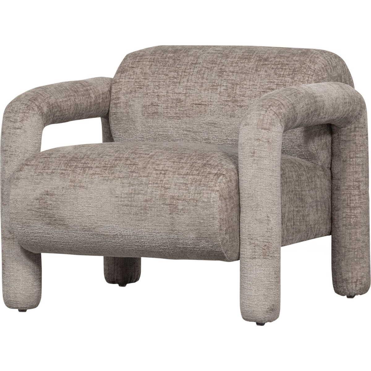 mutoni Sessel Lenny Chunky Velvet sand