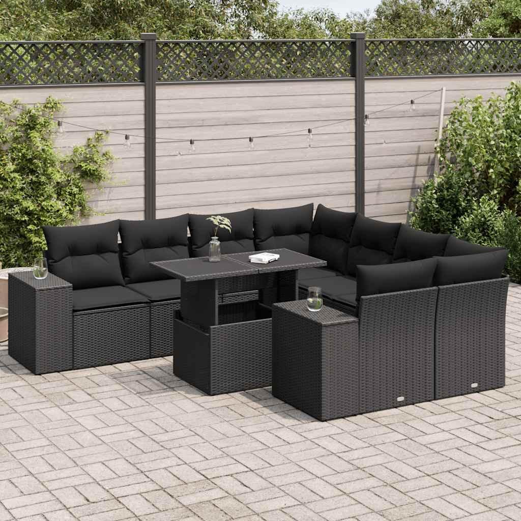 VidaXL Garten sofagarnitur poly-rattan