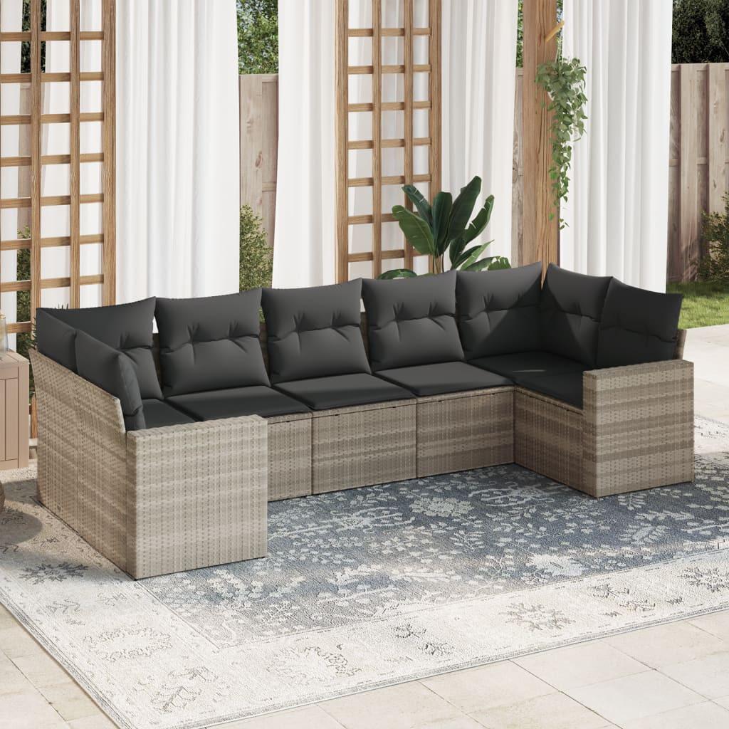 VidaXL Garten sofagarnitur poly-rattan