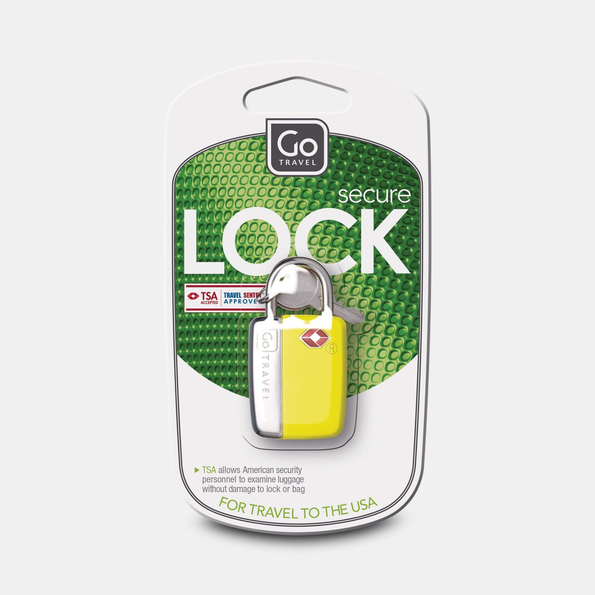 Go Travel Gepäckschloss mit Schlüssel Glo Travel Sentry Lock