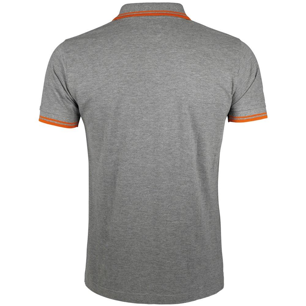 SOLS Pasadena Tipped Kurzarm Pique Polo