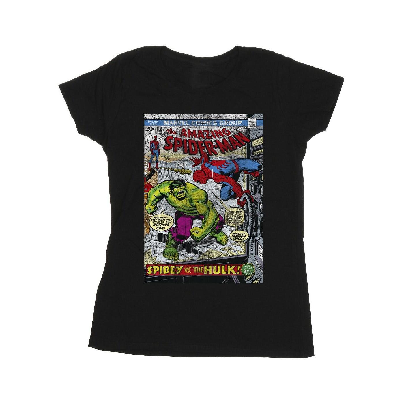 MARVEL Comics Spider-Man vs Hulk Grafikdruck T-Shirt