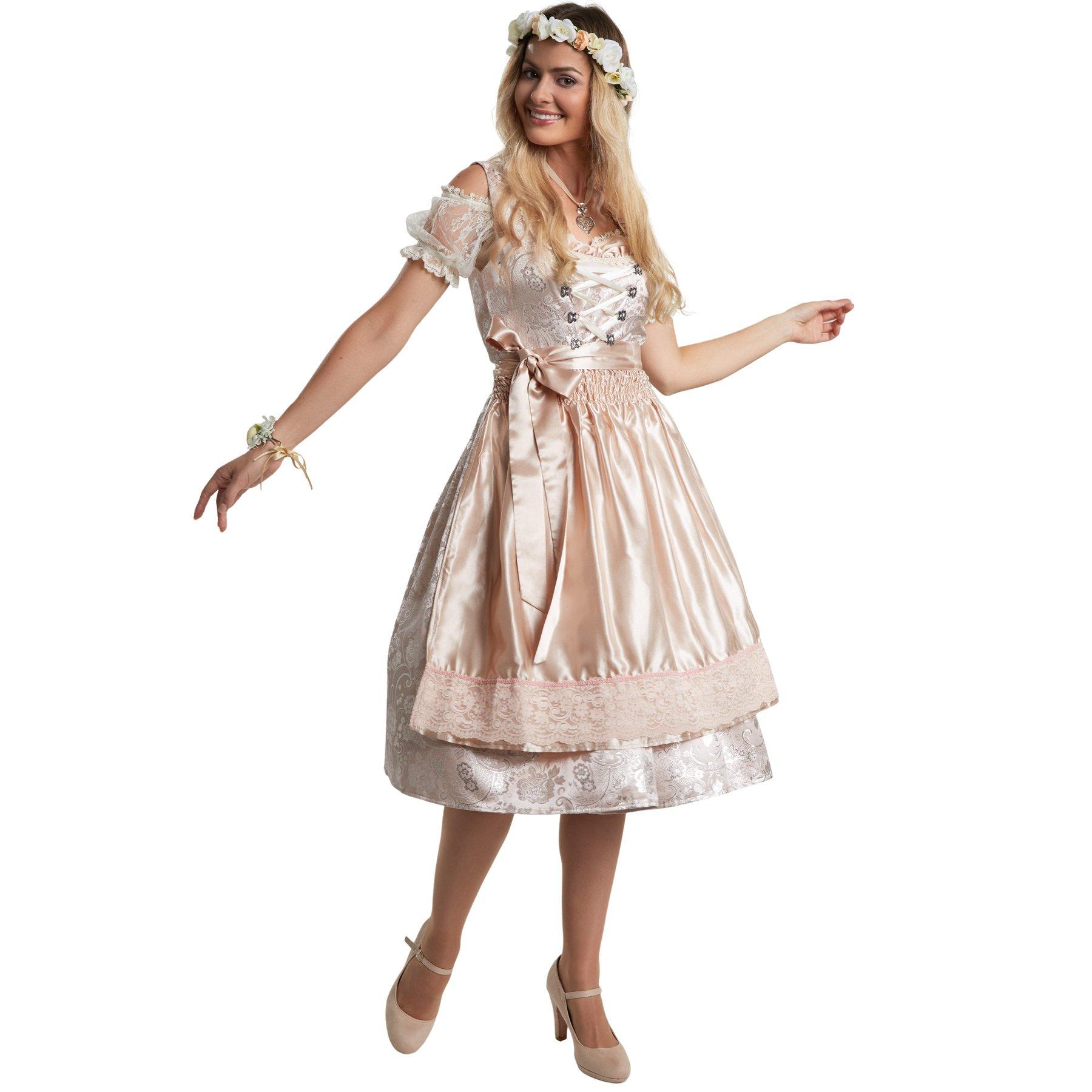 Tectake Frauenkostüm Midi-Dirndl Traunstein Modell 2