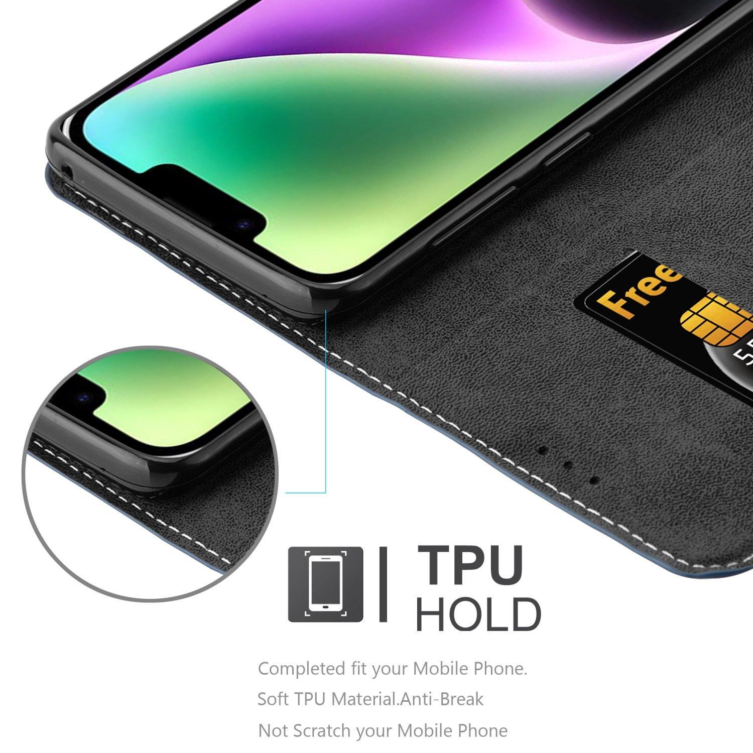 Cadorabo Hülle für Apple iPhone 14 Magnetverschluss, Standfunktion