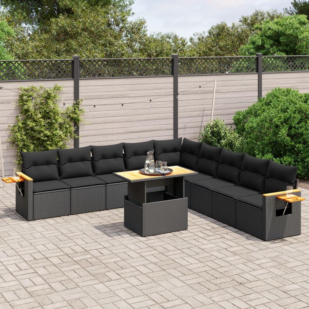 VidaXL Garten sofagarnitur poly-rattan