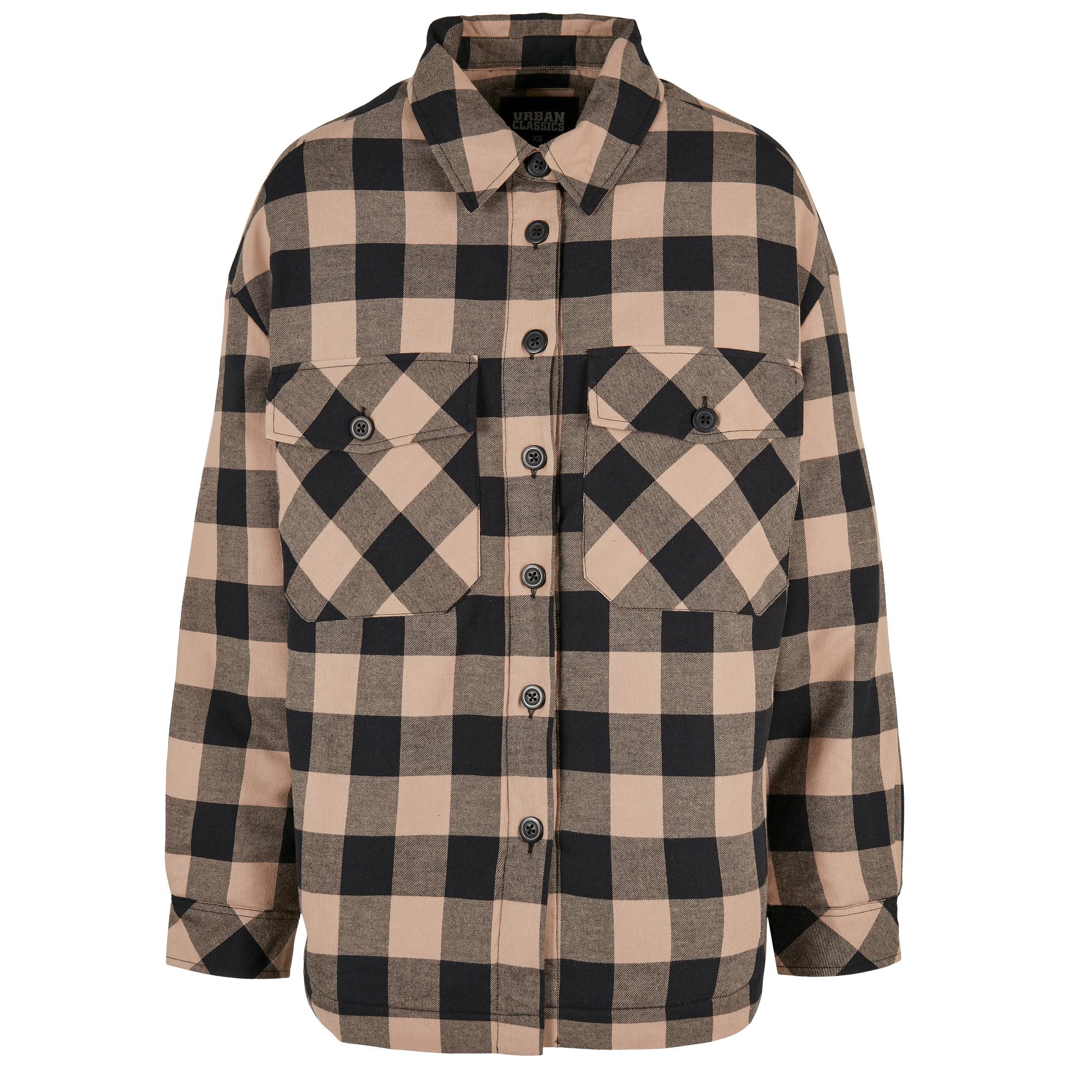 URBAN CLASSICS Flanellhemd Frau Padded