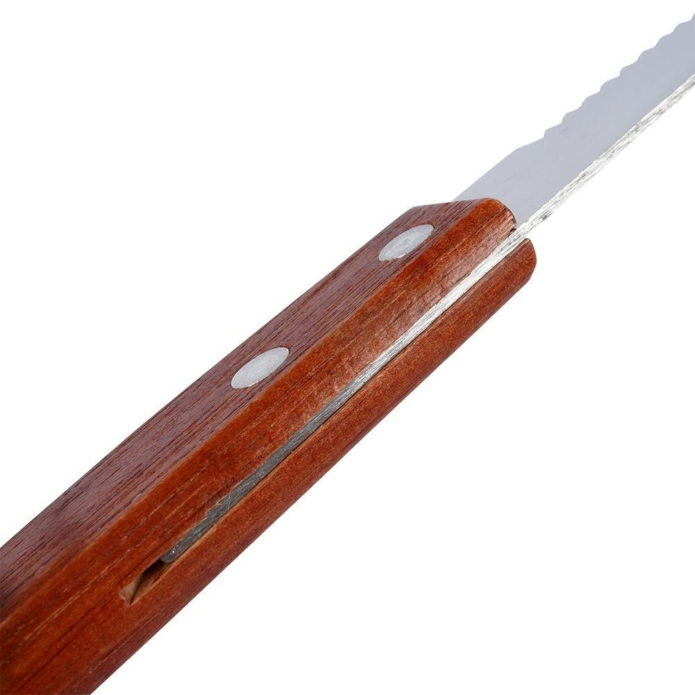 Orion Komplettes Set mit sechs gezackten Klingen zum Grillen