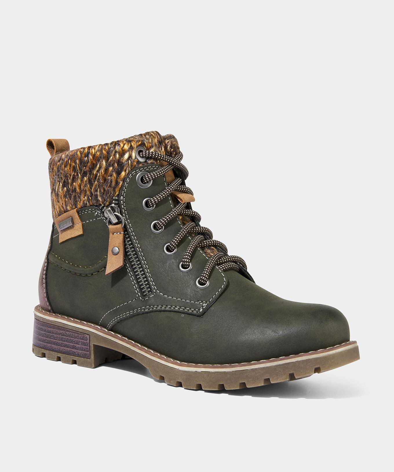 Joe Browns Schicke Winterstiefeletten in Khaki