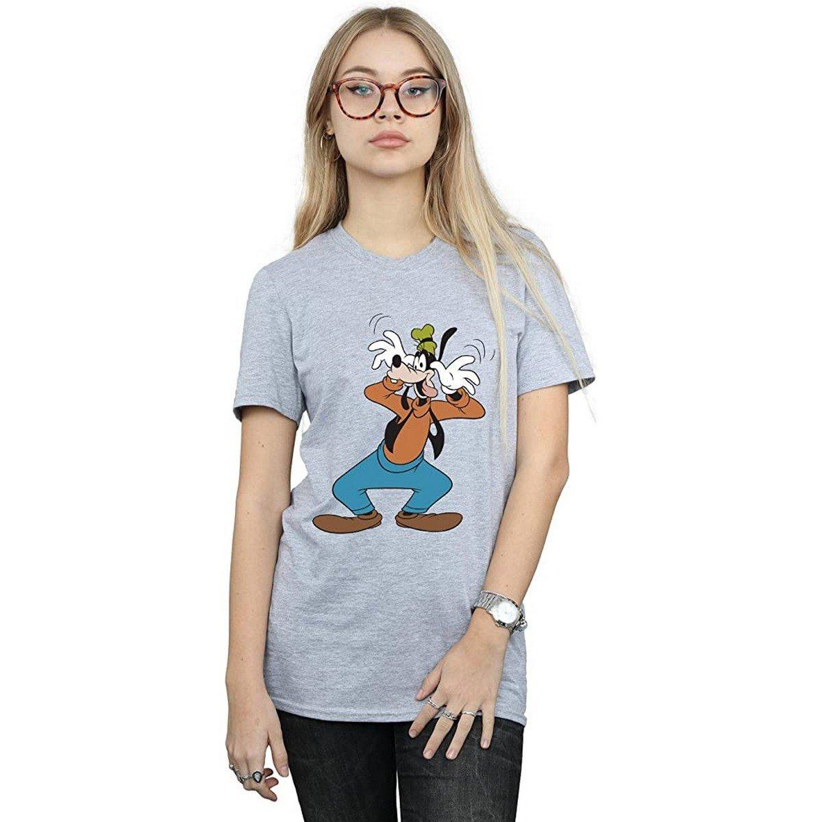 Disney Goofy Print Kurzarm T-Shirt