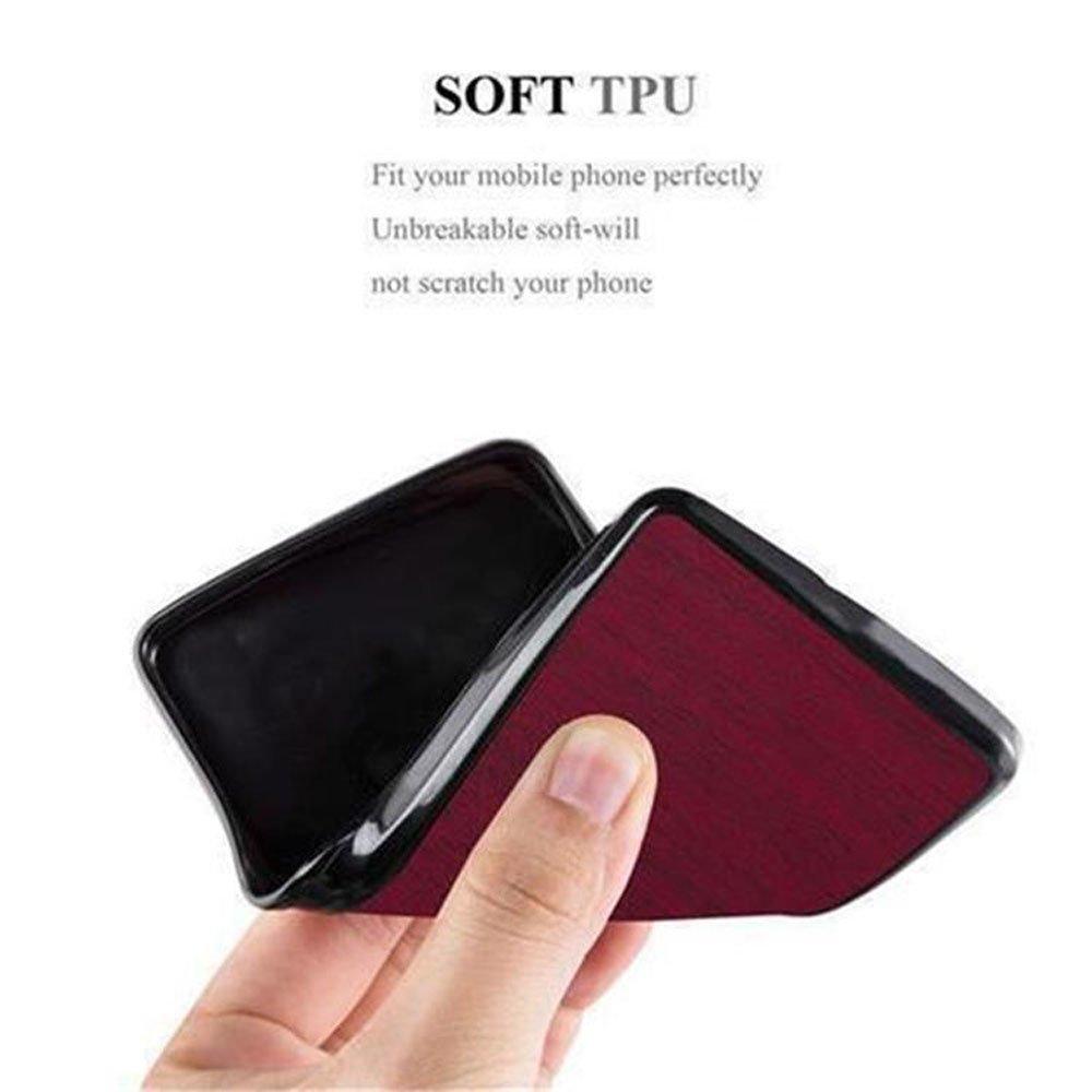 Cadorabo Hülle für Samsung Galaxy S4 TPU Silikon Holz
