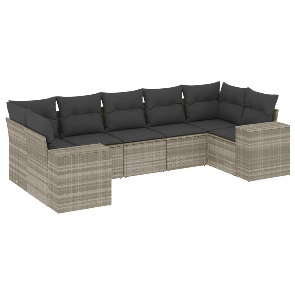 VidaXL Garten sofagarnitur poly-rattan