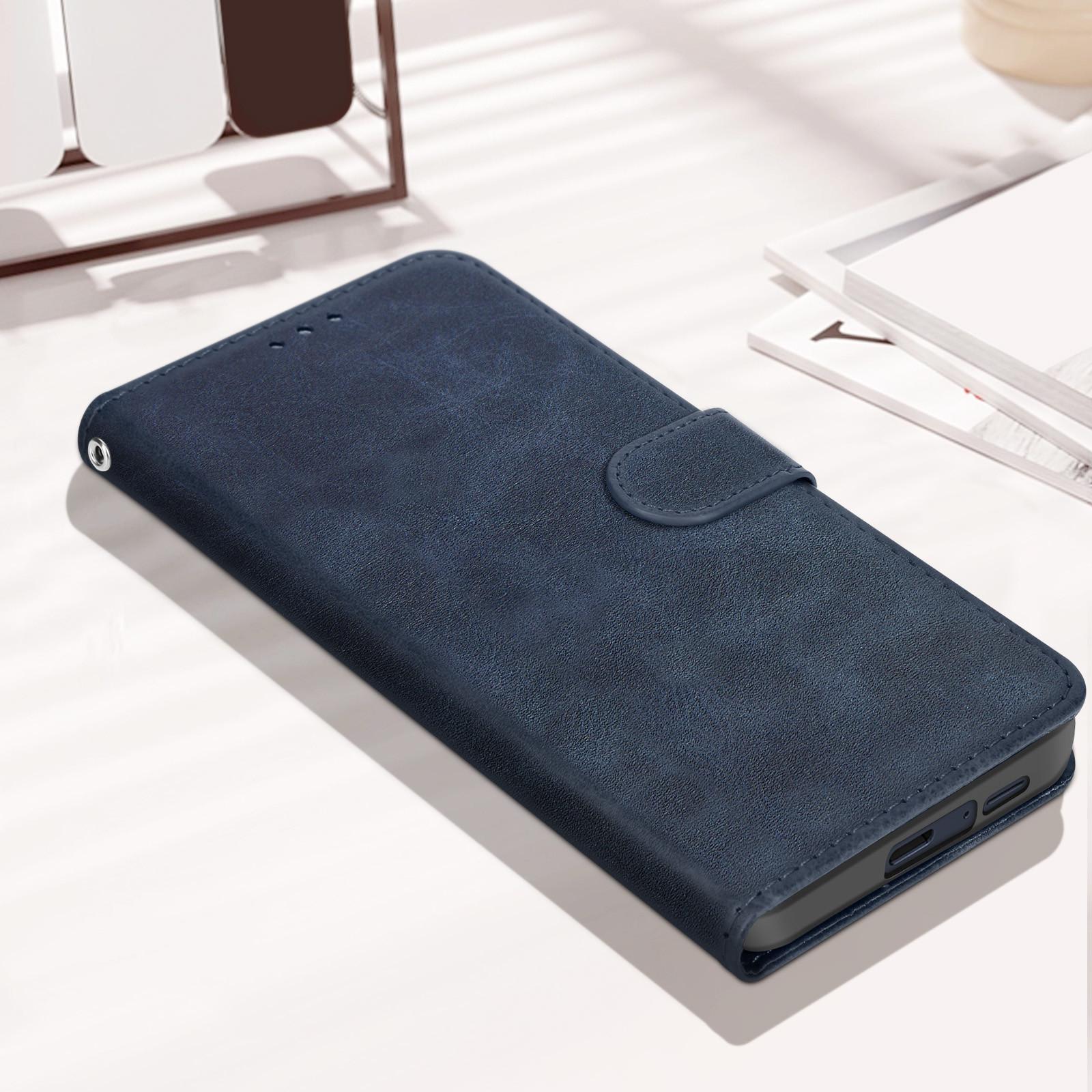 Avizar Klapphülle Samsung Galaxy A55 Dunkelblau