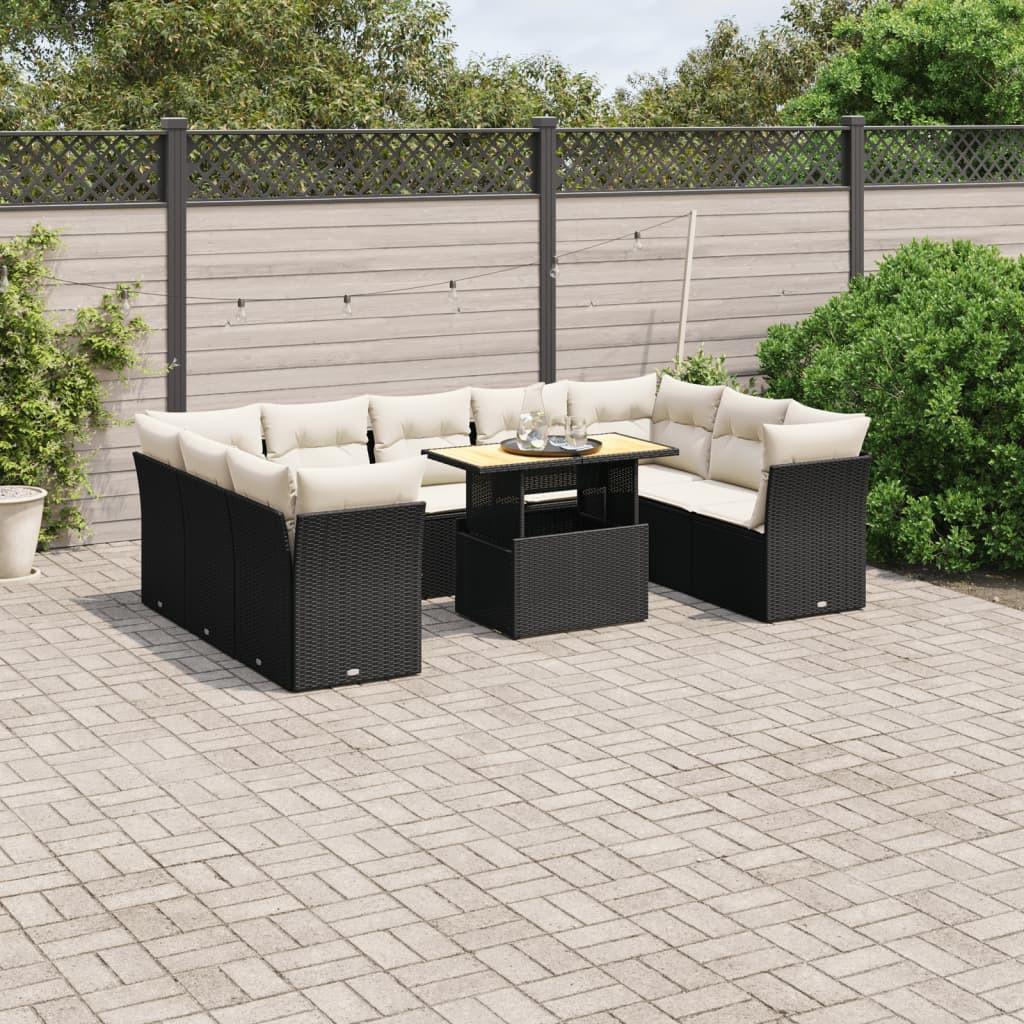 VidaXL Garten sofagarnitur poly-rattan