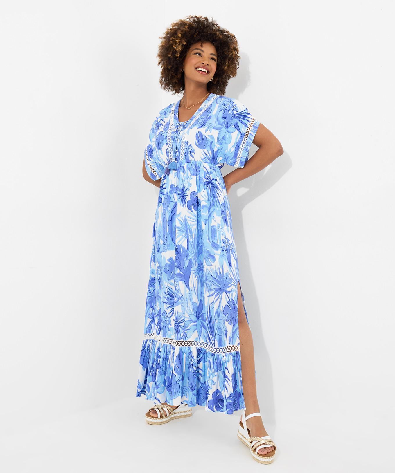 Joe Browns PETITE Kimono-Kleid mit Boho-Tassel-Ärmeln