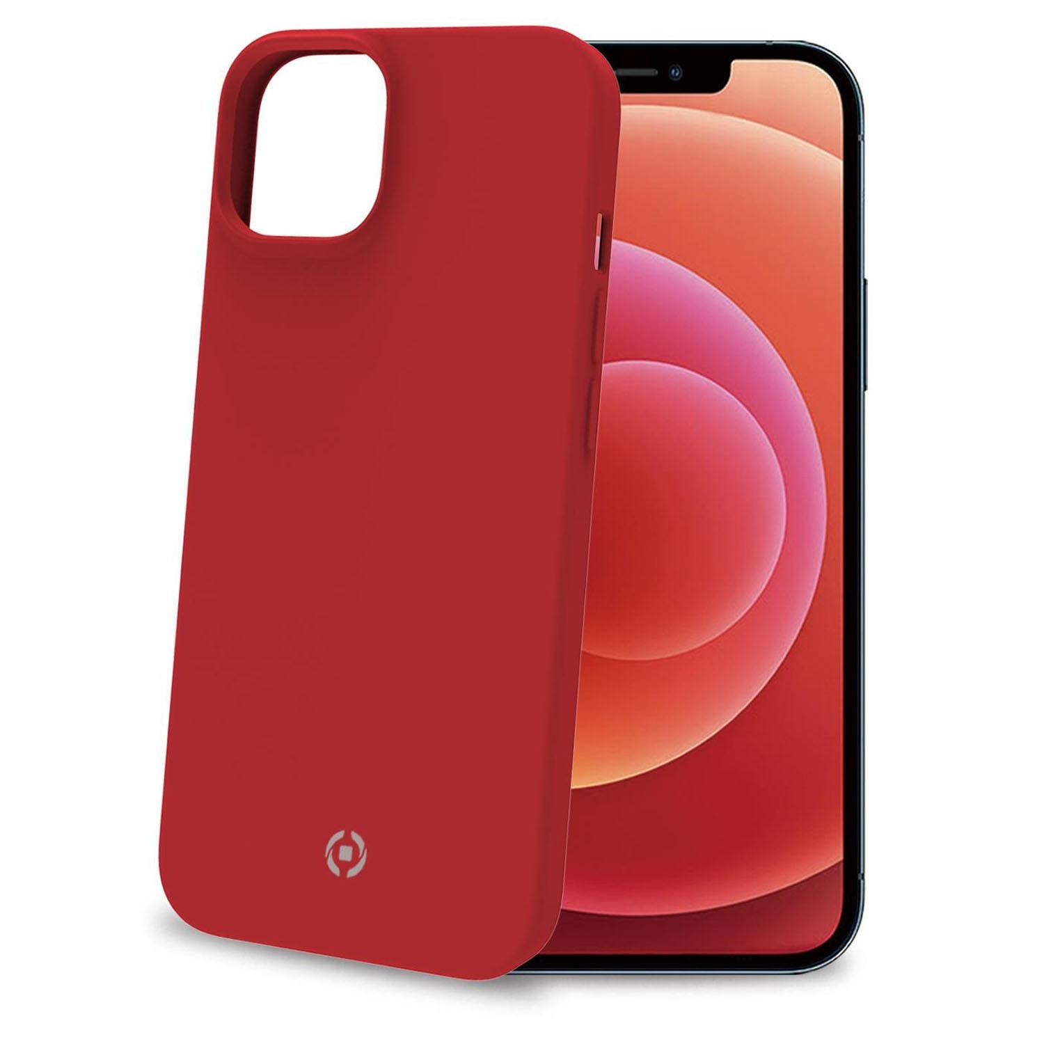Celly Cromo Soft Gummihülle iPhone 14 Rot