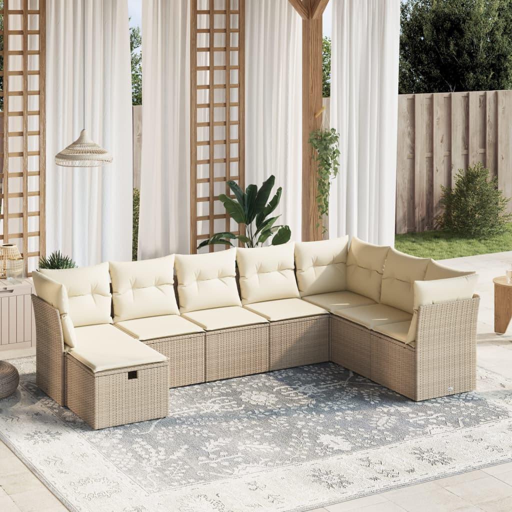 VidaXL Garten sofagarnitur poly-rattan