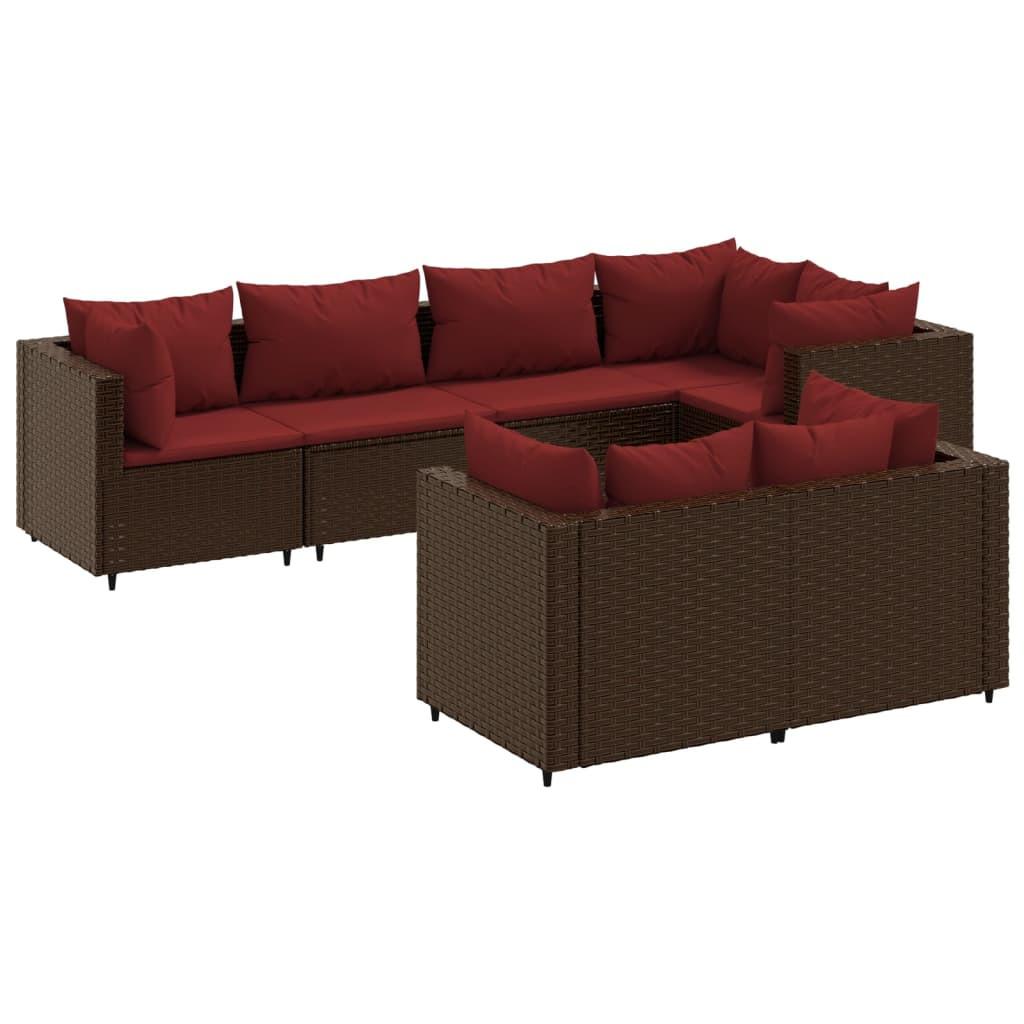 VidaXL Garten lounge set poly-rattan