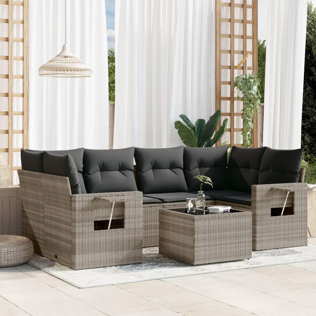 VidaXL Garten sofagarnitur poly-rattan