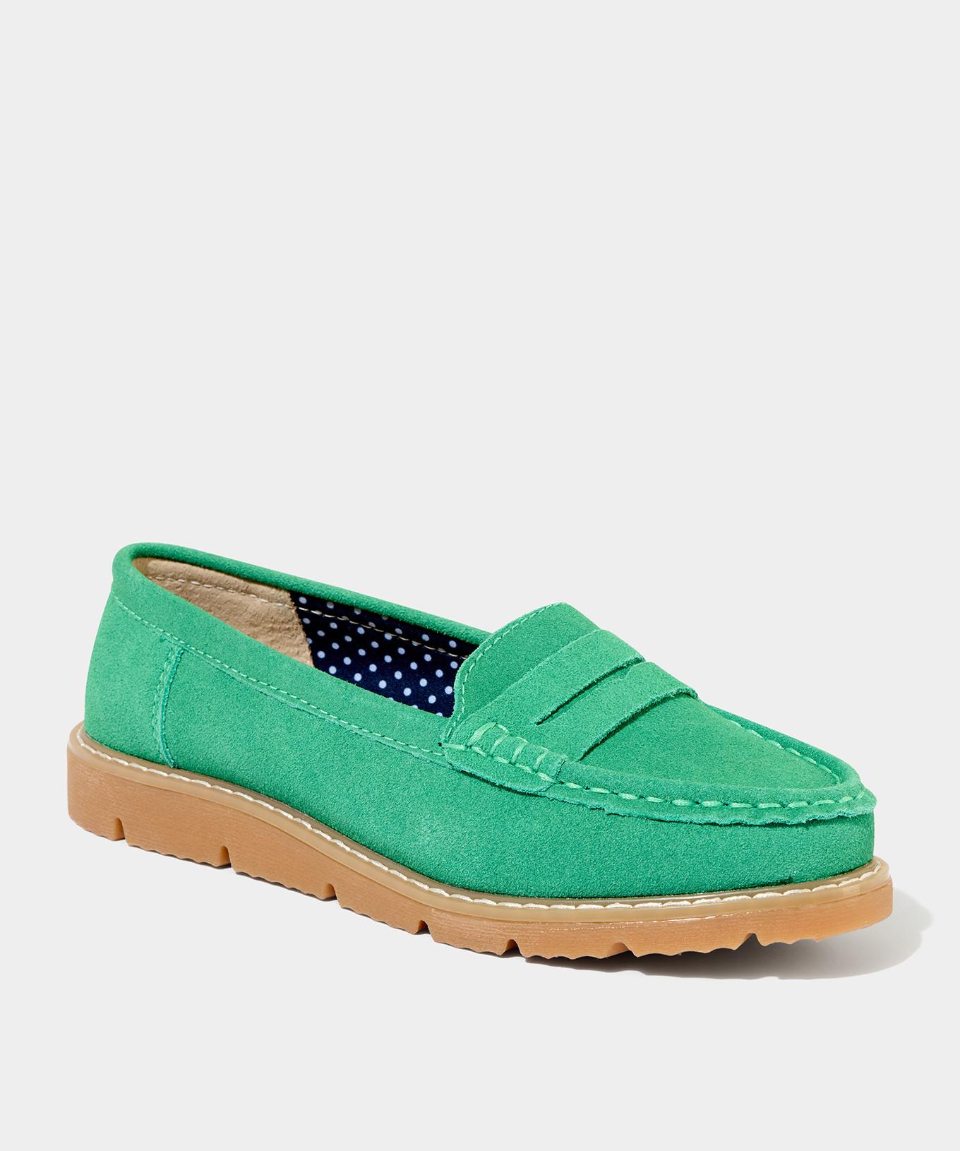 Joe Browns Wildleder-Loafer mit Stollen-Sohle