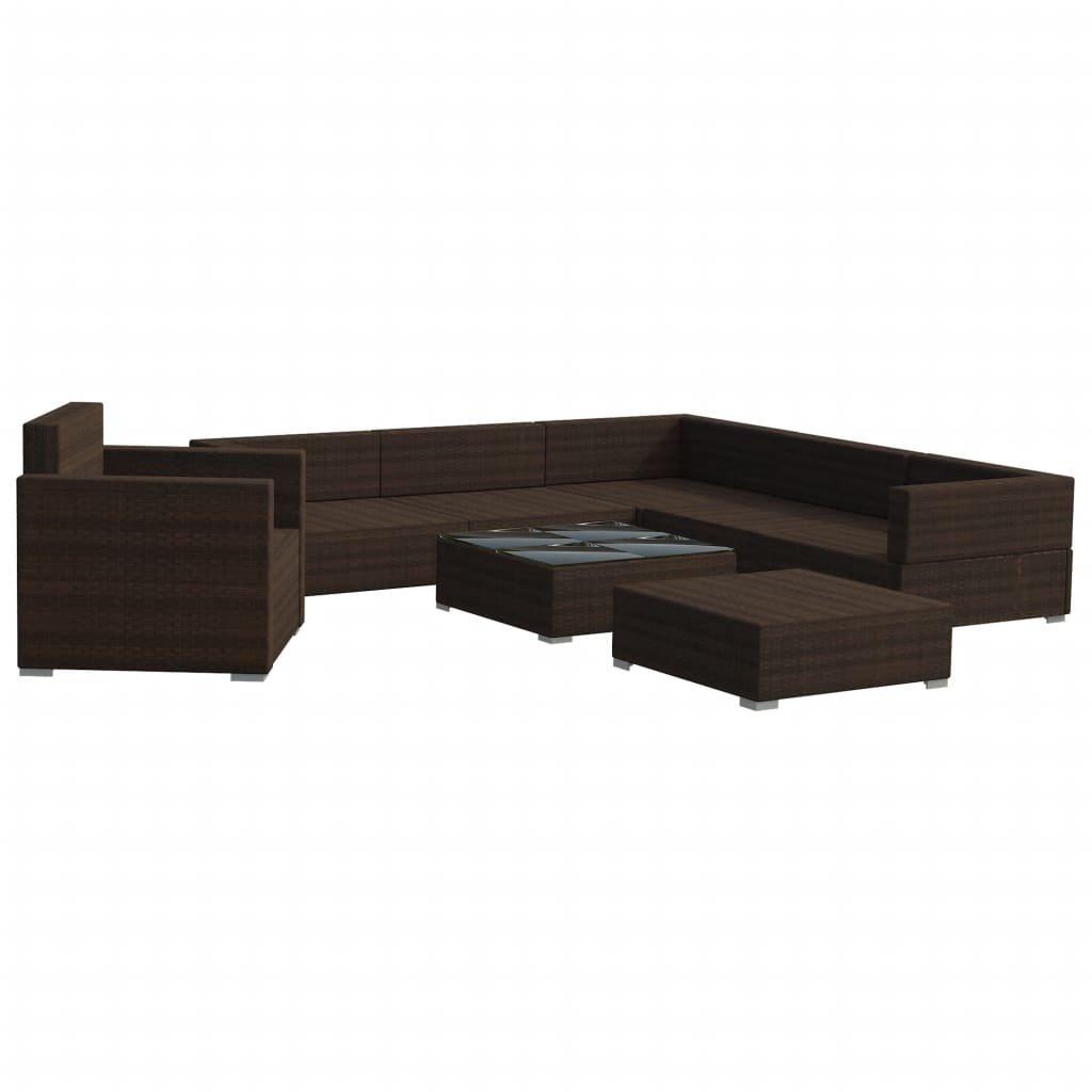 VidaXL Garten-lounge-set poly-rattan