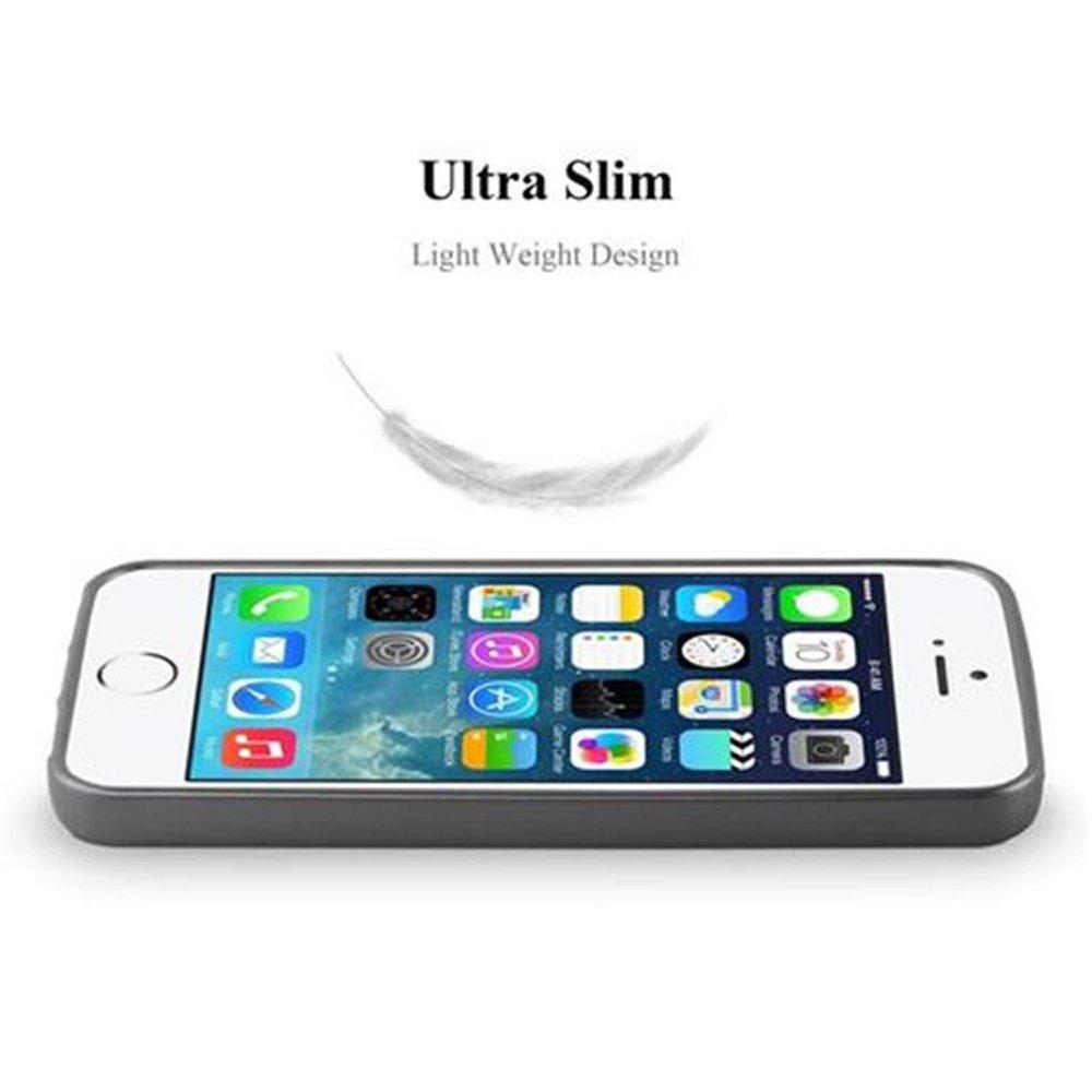 Cadorabo Hülle für Apple iPhone 5 5S SE 2016 TPU Silikon Matt