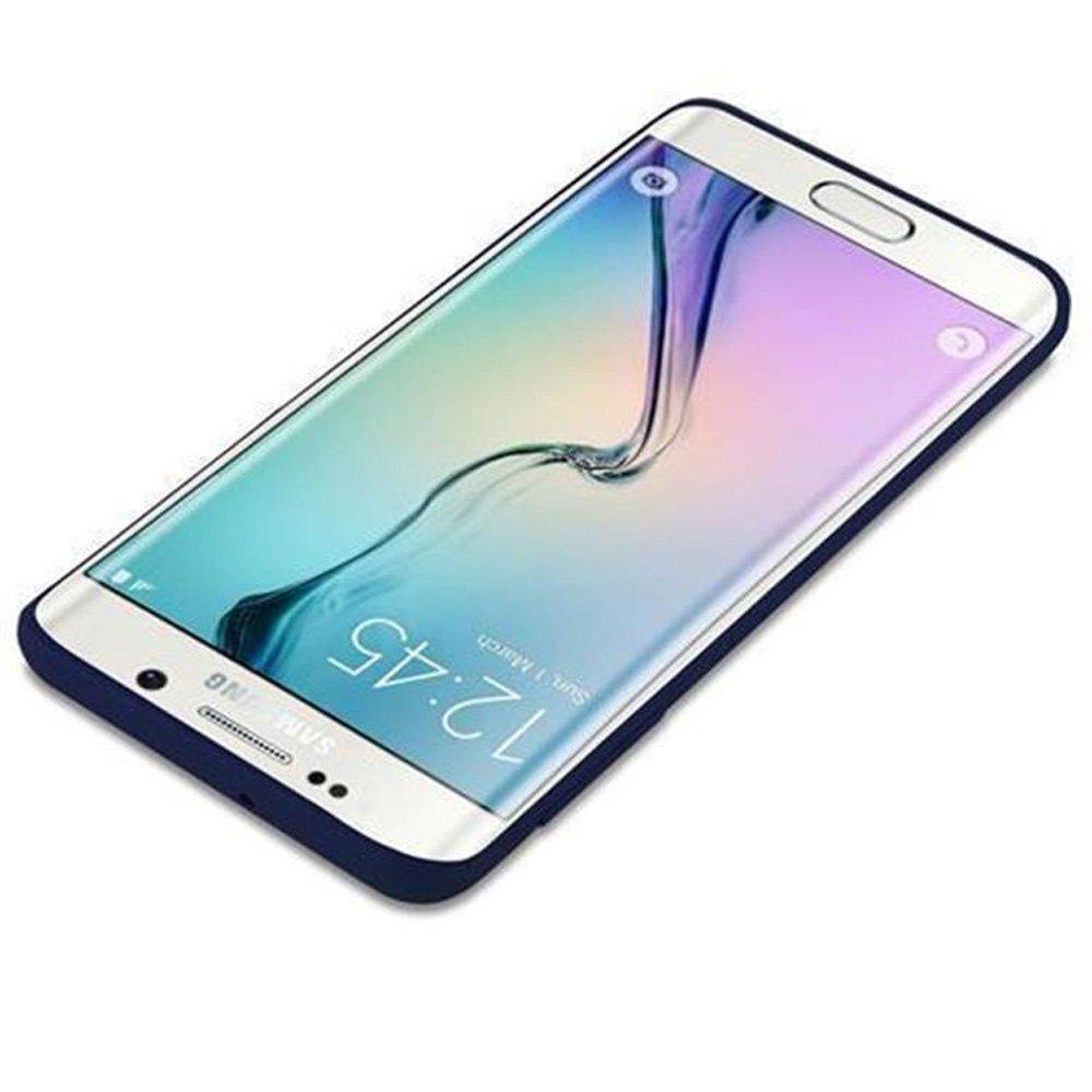 Cadorabo Hülle für Samsung Galaxy S6 EDGE TPU Silikon Candy