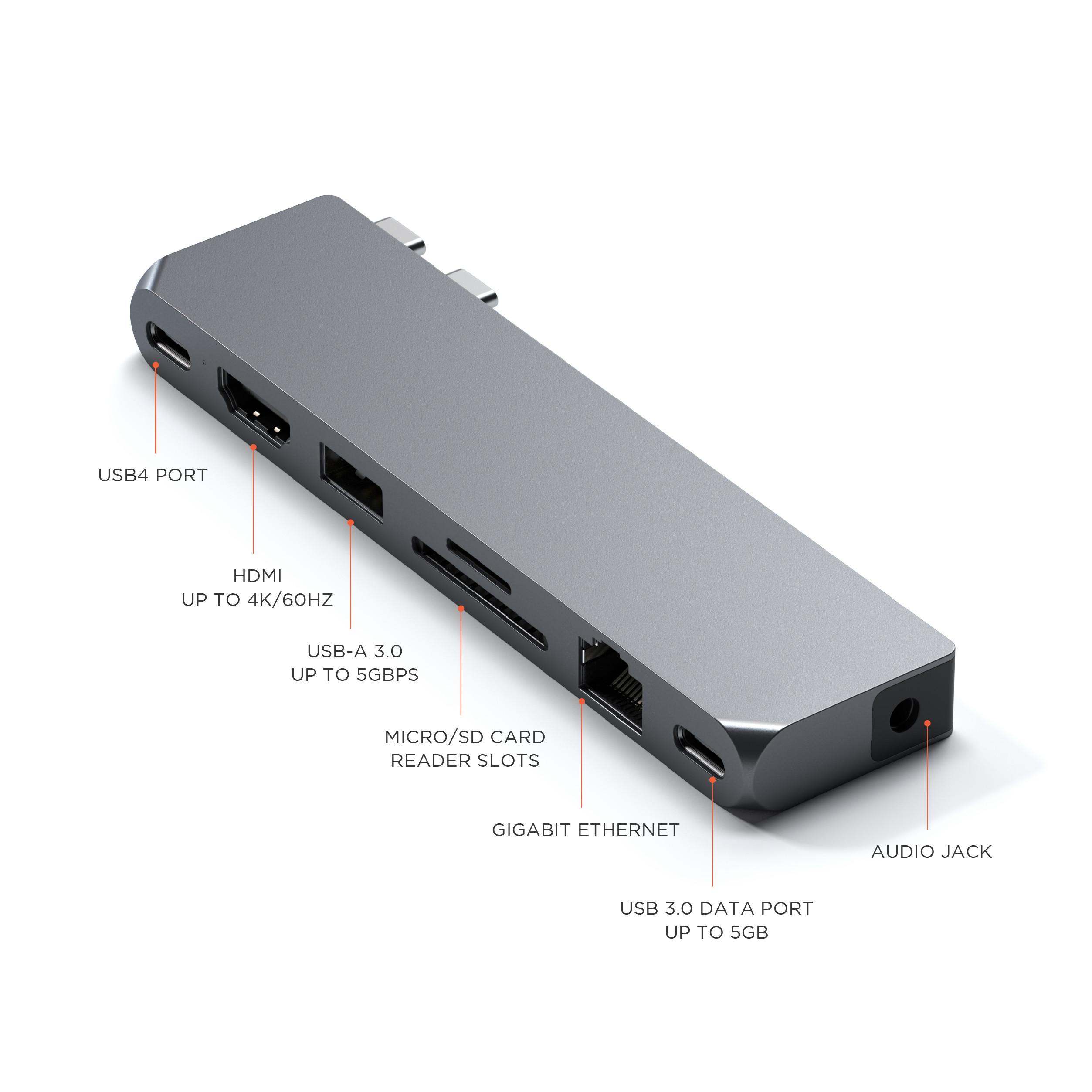 SATECHI Dual USB-C Pro Hub Max