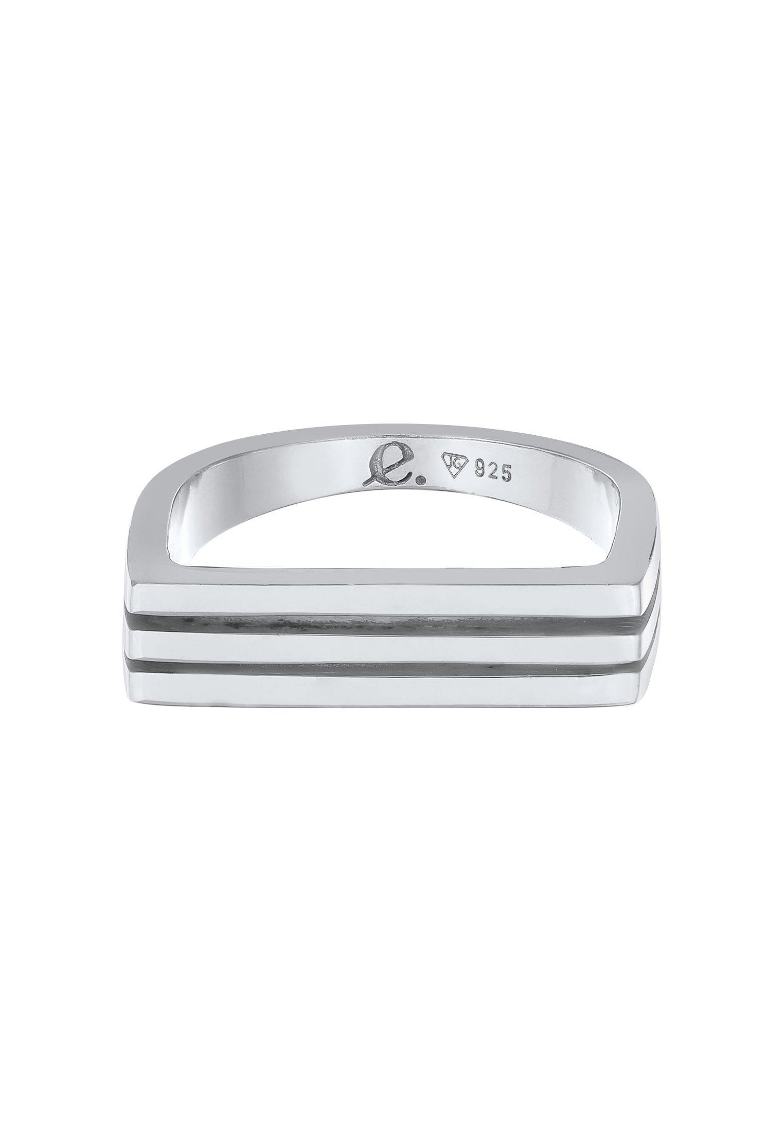 Elli Ring Siegelring Rechteck Unisex