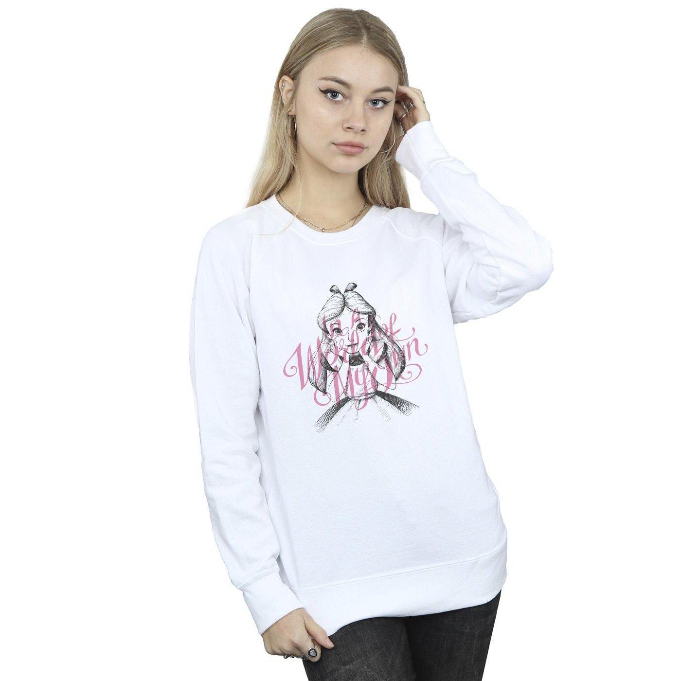 Disney Alice In Wonderland In A World Of My Own Sweatshirt