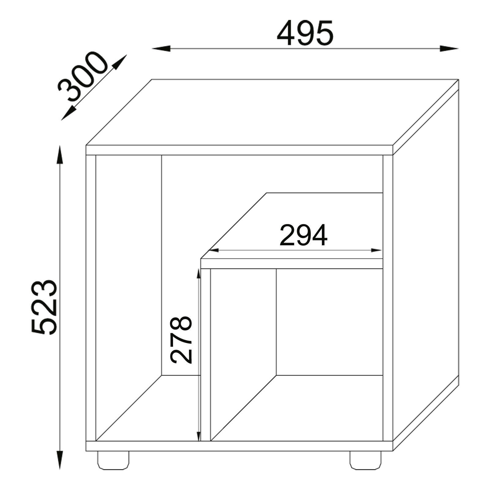 VCM Holz Kaffeetisch Zeito