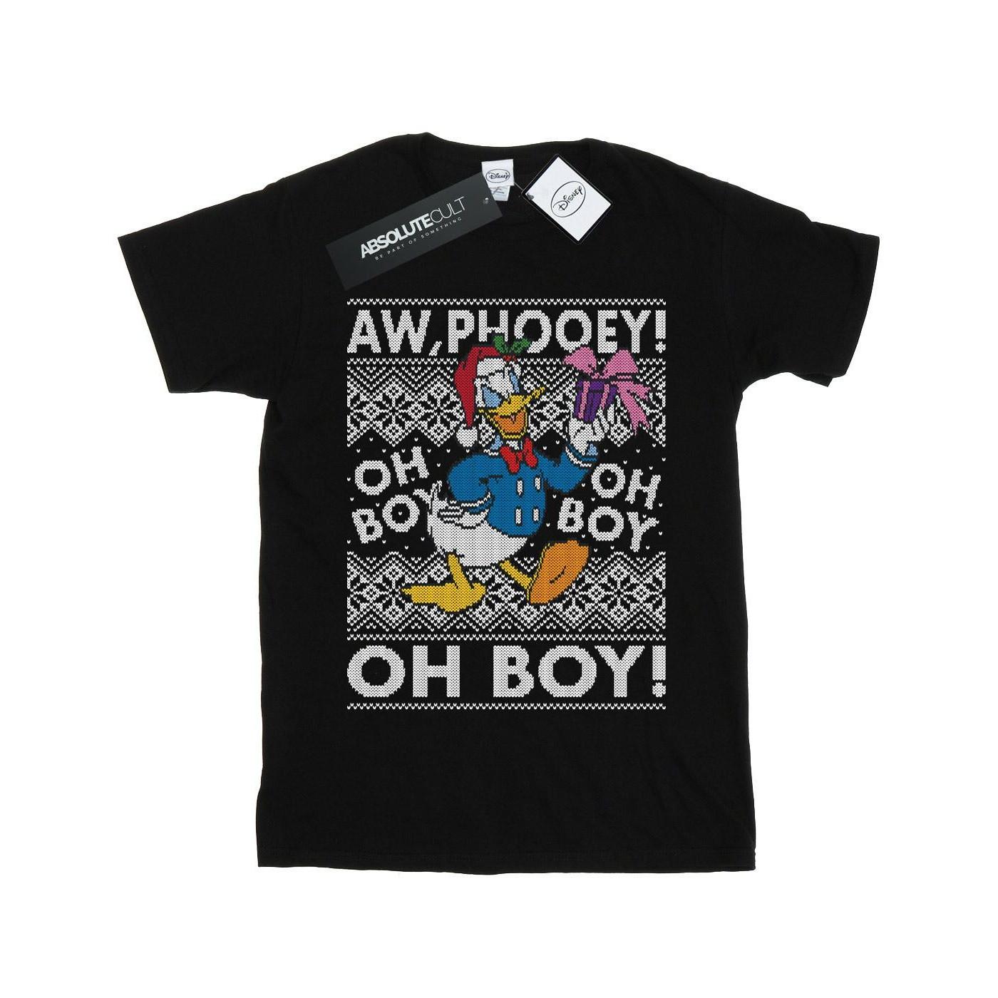 Disney Donald Duck Christmas Jumper Style T-Shirt