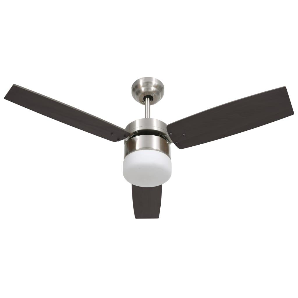 VidaXL Deckenventilator chrom