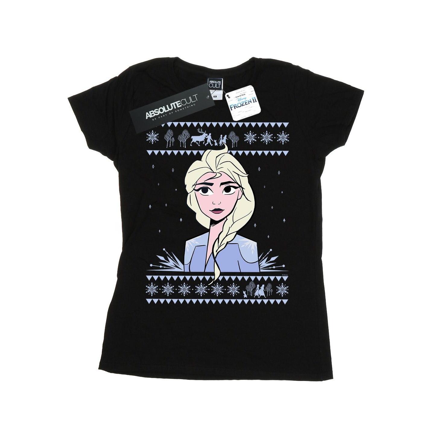 Disney Frozen 2 Elsa T-Shirt im Weihnachtspullover-Stil