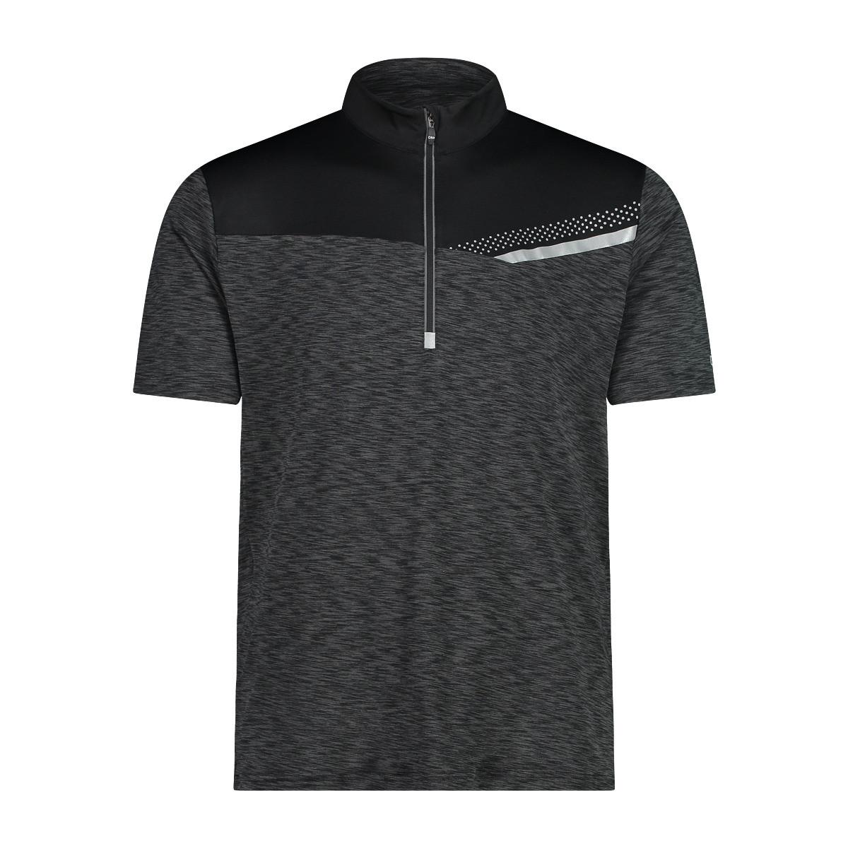 CMP Radfahren Kurzarm T-Shirt mit Half Zip