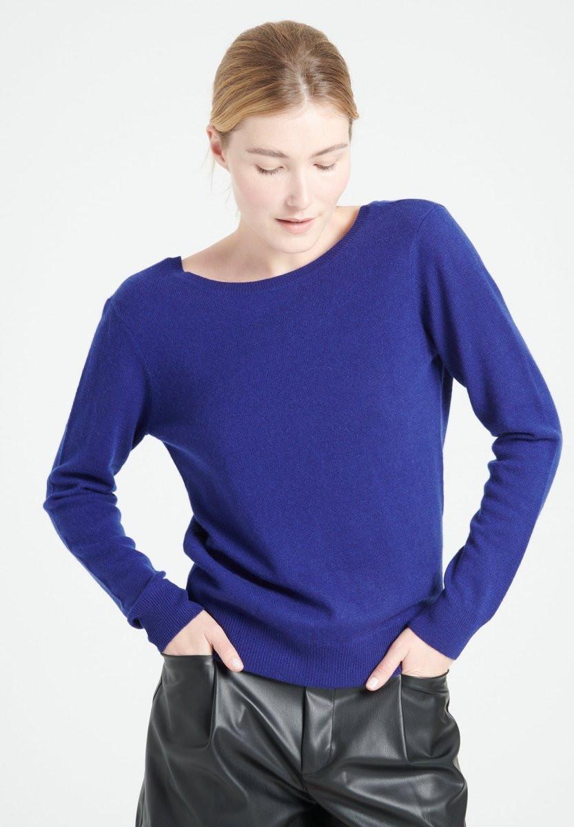 Studio Cashmere8 MIA 7 Pullover mit V-Ausschnitt im Rücken - 100% Kaschmir